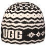 Twotone Pattern Mix Beanie Hat by UGG black