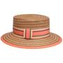 Chioggia Hemp Boater Hat by bedacht beige
