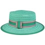 Chioggia Hemp Boater Hat by bedacht mint green