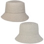 Dasona Bucket Reversible Hat by bedacht beige