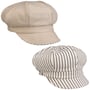 Mareva Reversible Cap by bedacht beige