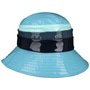 Vernice Multicolour Rain Hat by bedacht light blue