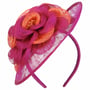 Flower Fascinator by bedacht pink