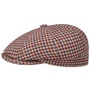 Yelsham Check Flat Cap by Lierys beige-red