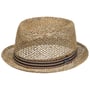 Raneyo Vented Straw Pork Pie Hat by Lipodo nature