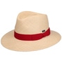 Green Band Traveller Panama Hat by Lipodo red