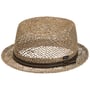 Vented Straw Pork Pie Hat by Lipodo nature