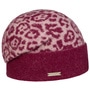 Namara Leo Milled Wool Beanie Hat by Seeberger bordeaux