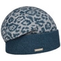 Namara Leo Milled Wool Beanie Hat by Seeberger blue