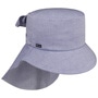Marnby Cloth Hat with Neck Protection by Lipodo blue