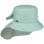 Marnby Cloth Hat with Neck Protection by Lipodo green