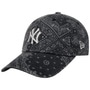 Washed Paisley MLB Yankees Cap by New Era grey-black