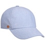 Rosie Stripes Linen Cotton Cap by Mayser light blue