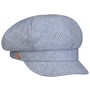Camilla Linen Cotton Newsboy Cap by Mayser blue