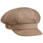 Anja Herringbone Linen Newsboy Cap by Mayser beige