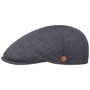 Sidney Fine Stripes Flat Cap by Mayser navy