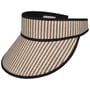 NEWPORT Straw Visor by Brixton black-cream white