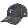 9Forty Acid Wash Denim Yankees Cap by New Era anthracite