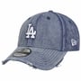 9Forty Acid Wash Denim Dodgers Cap by New Era navy