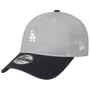 Mini Logo Washed Dodgers Cap by New Era grey