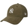 9Forty Soft Cord Yankees Cap by New Era olive
