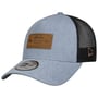 Denim LEATHER PATCH Trucker by New Era denim