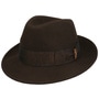 Ricky Bogart Hat by Borsalino dark brown