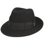 Ricky Bogart Hat by Borsalino black