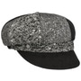 Malbo Patchwork Newsboy Cap by Lierys black-grey