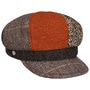 Patchwork Wool Newsboy Cap by Lierys brown