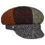 Multicolour Patchwork Newsboy Cap by Lierys mixed colours