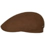 Baby Camel Driver Flat Cap by Stetson brown