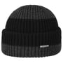 Beanie Stripes Merino Wool by Stetson anthracite-black