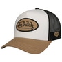 Classic Tricolour Trucker Cap by Von Dutch camel