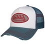 Distressed Trucker Cap by Von Dutch petrol blue