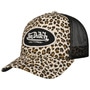 Leo Print Trucker Cap by Von Dutch beige