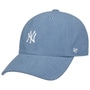 Clean Up Yankees Corduroy Cap by 47 Brand light blue