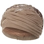 Perla Taupe Tiger Turban by Christine Headwear taupe