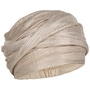 Zoya Silver Glitter Turban by Christine Headwear oatmeal