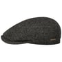 Driver Cap Herringbone Harris Tweed by Stetson grey-mottled