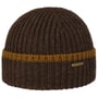 Beanie Merino Wool by Stetson dark brown