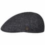 Wool Herringbone Duck Cap by Balmoral grey-black
