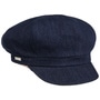 Stiva Denim Newsboy Cap by Seeberger denim
