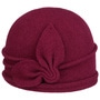 Jorina Milled Wool Hat by Seeberger raspberry