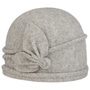 Jorina Milled Wool Hat by Seeberger grey
