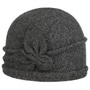 Jorina Milled Wool Hat by Seeberger anthracite