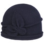 Jorina Milled Wool Hat by Seeberger navy