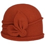 Jorina Milled Wool Hat by Seeberger terracotta