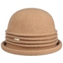 Rikke Milled Wool Hat by Seeberger beige