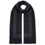 Scarf Wool Classic Blue by Stetson navy